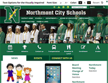Tablet Screenshot of northmontschools.net